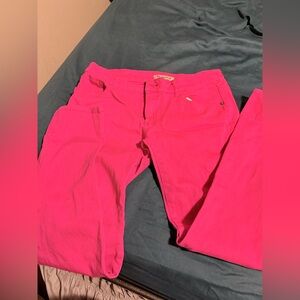 Bright Pink Women's Jeans - Classic Five-Pocket Style